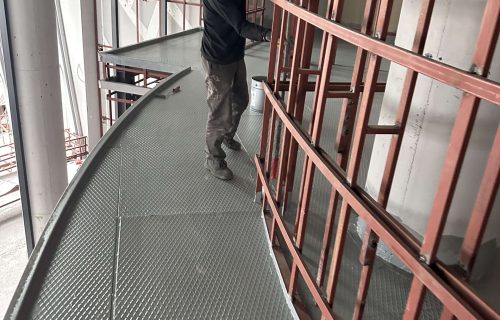 Viyana Kahvesi şubelerinde sprey polyurea su izolasyonu çalışmaları.