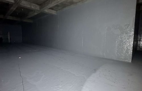 Yürek Polimer'de su deposuna uygulanan su yalıtımı ve izolasyon çözümleri.