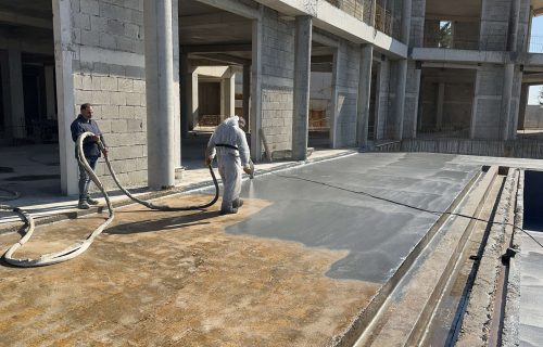 Cengiz İnşaat altyapı projelerinde polyurea sprey su yalıtımı havuz çözümleri.