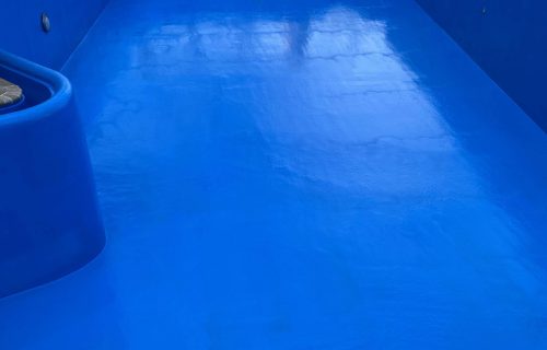 Celal Ağa Konağı Otel havuzda yapılan polyurea kaplama uygulamaları.