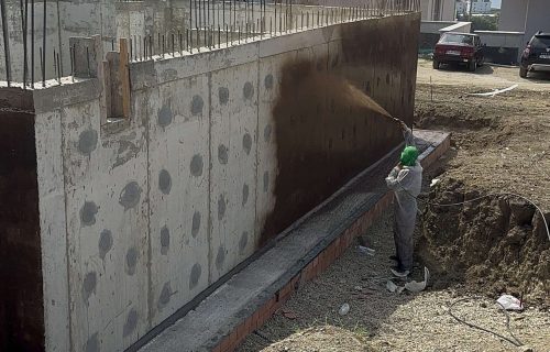 Küre İnşaat projelerinde temel izolasyonu ve su geçirmezlik dış mantolama izolasyon çözümleri.